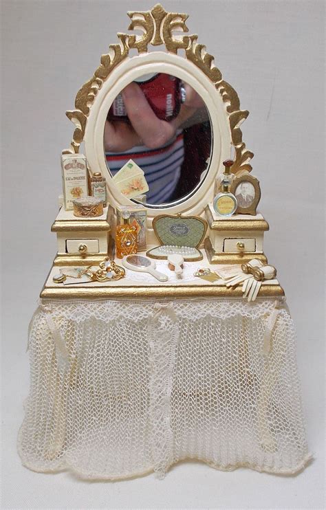 red metal box doll dressing room|Ladies' Dressing Table Set .